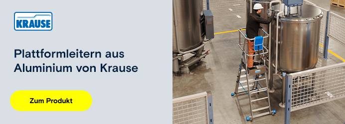 Bild vKrause "Plattformleitern aus Aluminium von Krause"