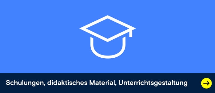 Schulungen, didaktisches Material, Unterrichtsgestaltung
