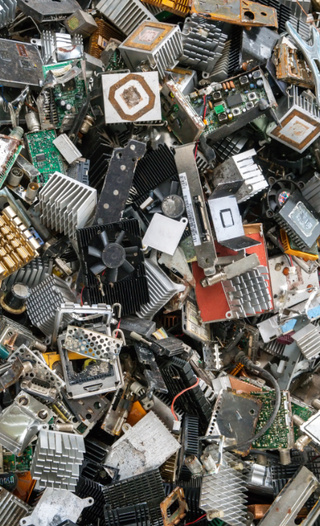 Recyclingprozess von Elektronik