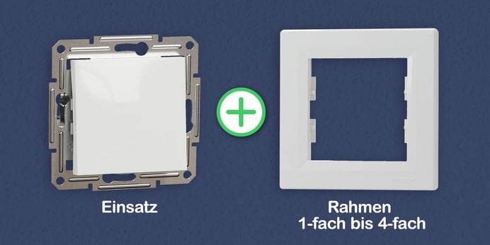 Einfache Auswahl mit nur zwei Komponenten.