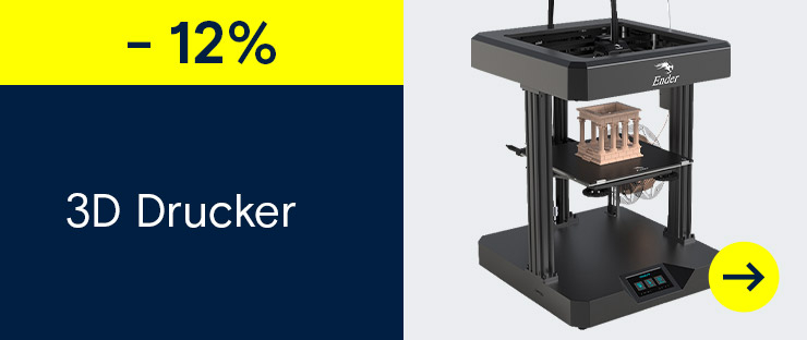 12% Rabatt auf alle 3D Drucker →