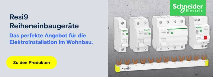 Schneider Electric - Resi9 Reiheneinbaugeräte