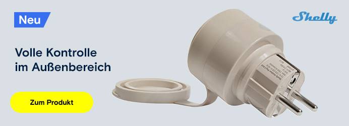 Shelly Outdoor Plug S Gen3 Funk-Steckdose entdecken