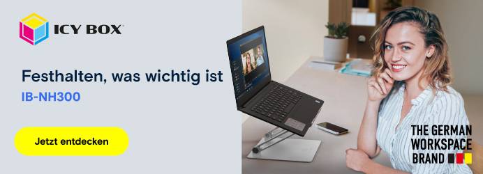 Raidsonic Notebookhalter Anwemdungsbild