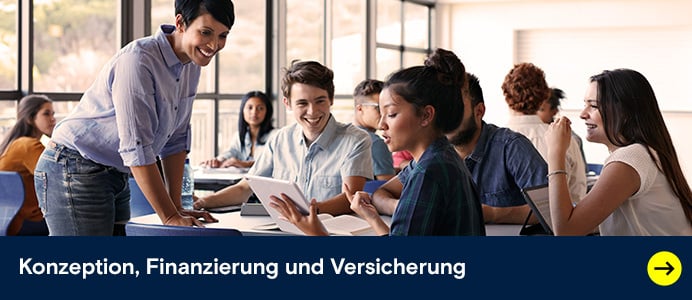 Konzeption, Finanzierung & Versicherung