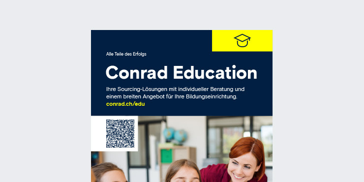 Conrad Education - Die neue Broschüre →