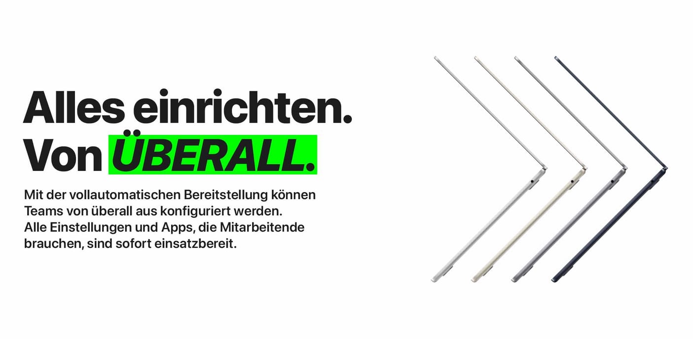 Alles einrichten. Von überall.