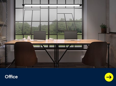 Anwedungsbild von einem gut beleuchtetem Büro