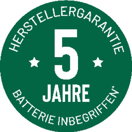 Icon 5 Jahre Hersteller Garantie