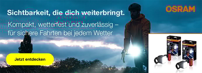 Osram Sichtbarkeit, die dich weiterbringt. 