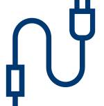 Piktogramm Versiegelter USB-Anschluß