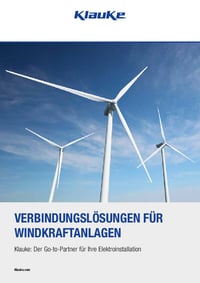 Titel Abbildung der PDF Broschüre "Windkraftanlagen"