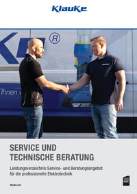 Titel Abbildung der PDF Broschüre "Service-Broschüre"