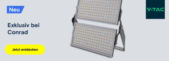 Entdecken Sie die V-TAC Flutlichtstrahler