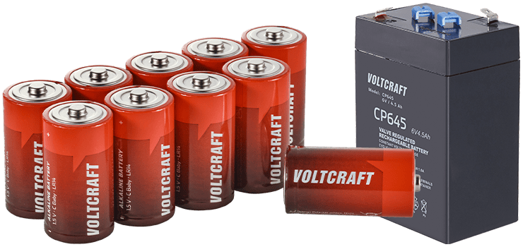 Volcraft - Akkus & Batterien»