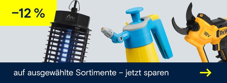 Sparen Sie jetzt 12 % auf ausgewählte Sortimente  →