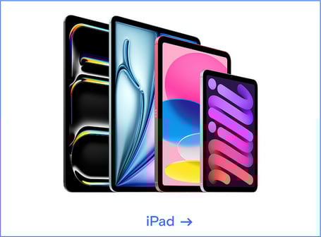 Gruppenbild der aktuellsten Apple iPad Modelle
