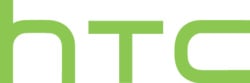 Grünes HTC-Logo auf weissem Hintergrund.