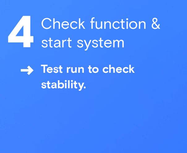 Check function & start system