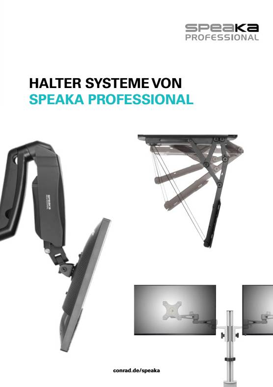 der Link führt zum aktuellen Katalog - SpeaKa Professional