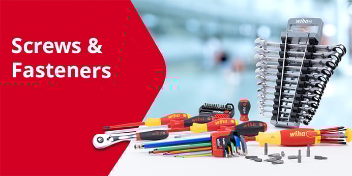 Wiha tool set for screws and fasteners, various tools.