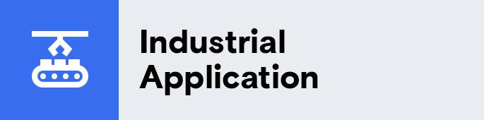Symbol with abstract circuit board on a blue square.