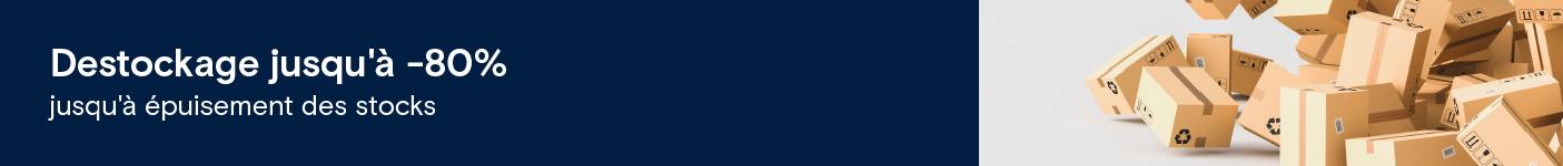 Opération déstockage : 10 % de réduction sur une sélection de produits