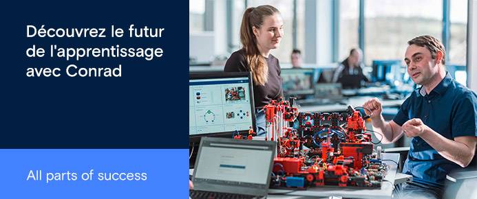 Découvrez le futur de l'apprentissage avec Conrad - All parts of success