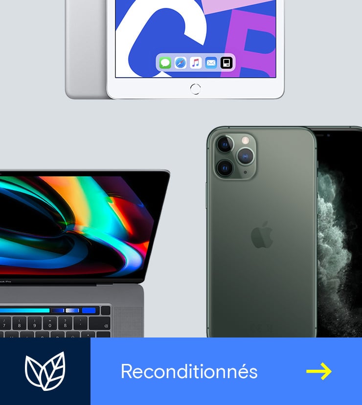 Reconditionnés – Aussi bons que neufs →