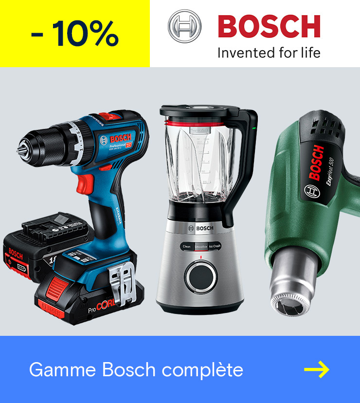 10 % de réduction sur tous les produits Bosch. Profitez-en maintenant →