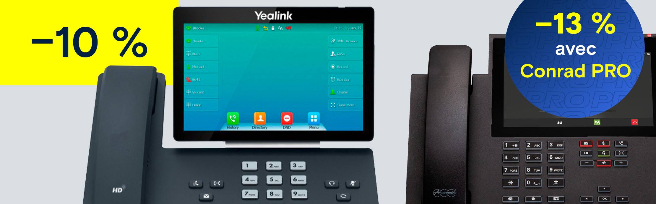 Vers la catégorie Téléphones à système VoIP