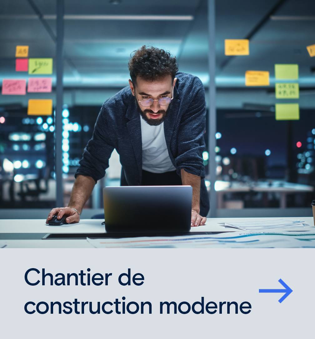 Chantier de construction moderne 