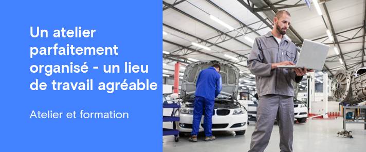 Un atelier parfaitement organisé 