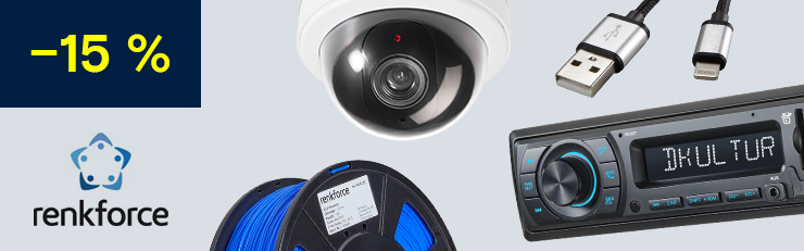 15 % de remise sur diverses technologies de Renkforce →