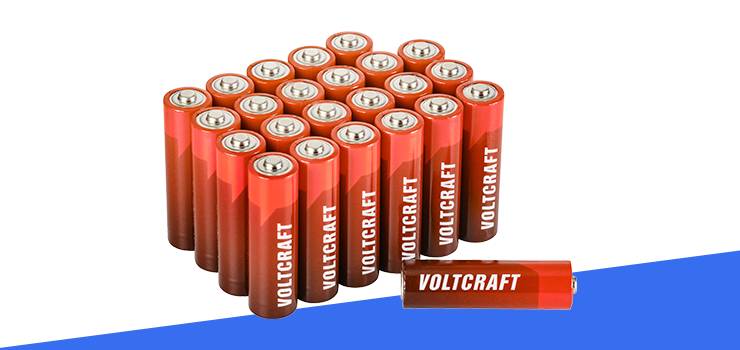 Photo du produit piles VOLTCRAFT Industrial LR6 Mignon, lot de 40