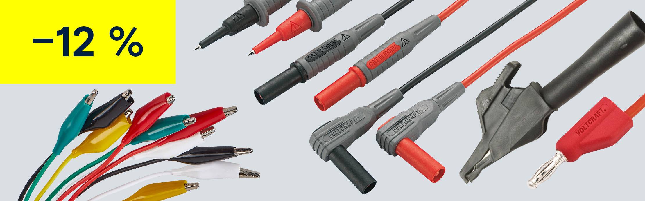 Vers la catégorie Cordons de mesure