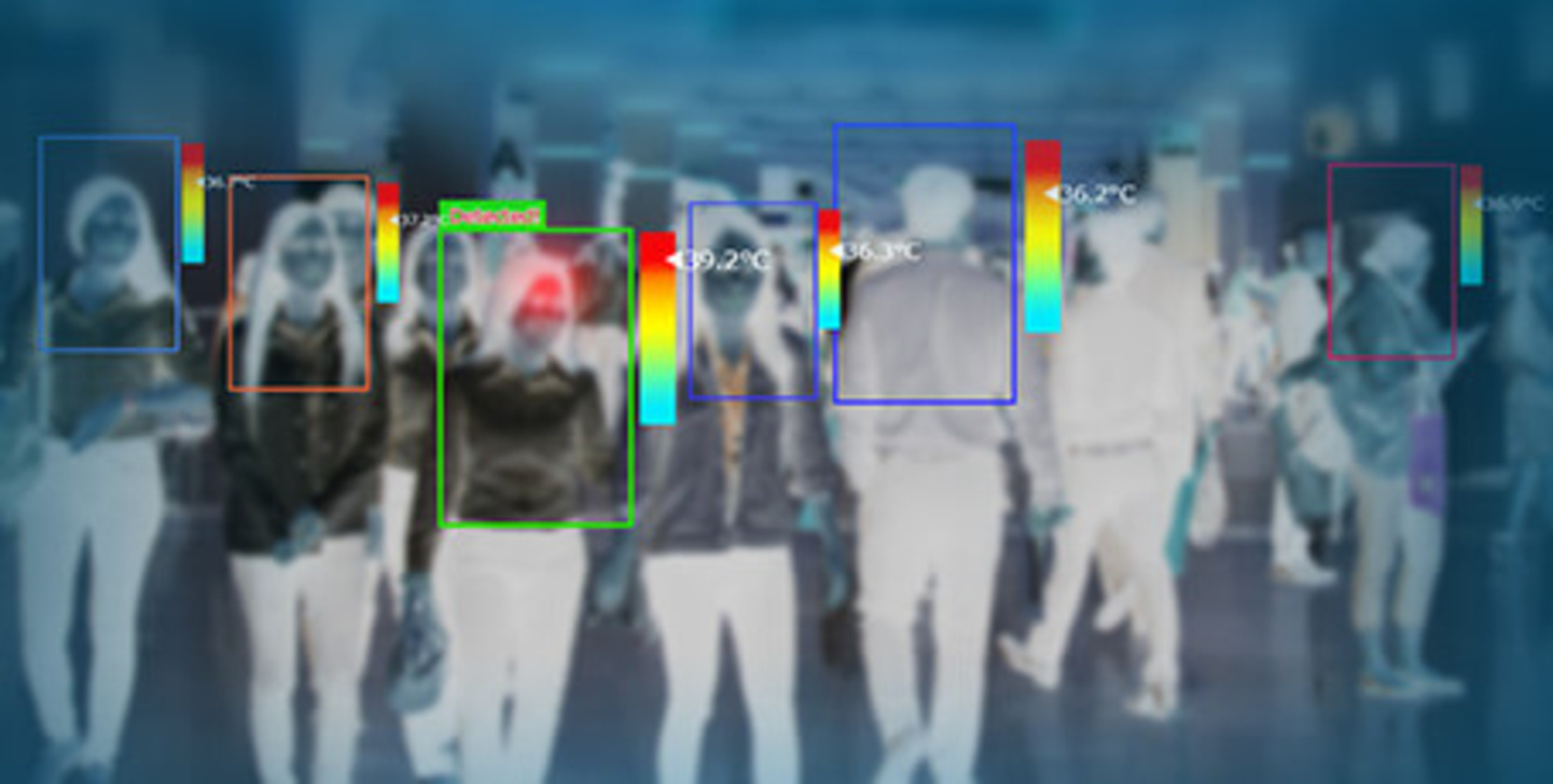 Caméras avec surveillance de température