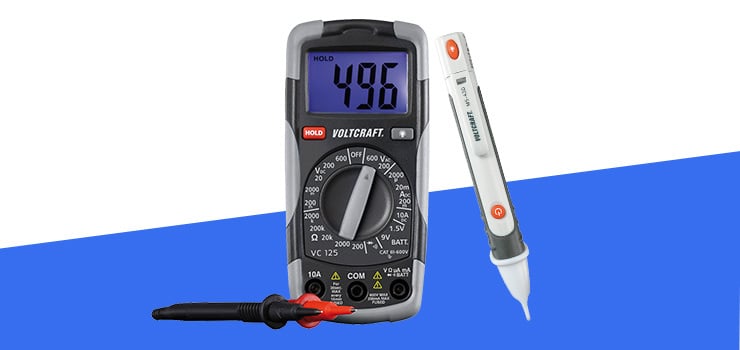 Image du produit VOLTCRAFT Multimètre VOLTCRAFT DT-TEST-KIT numérique