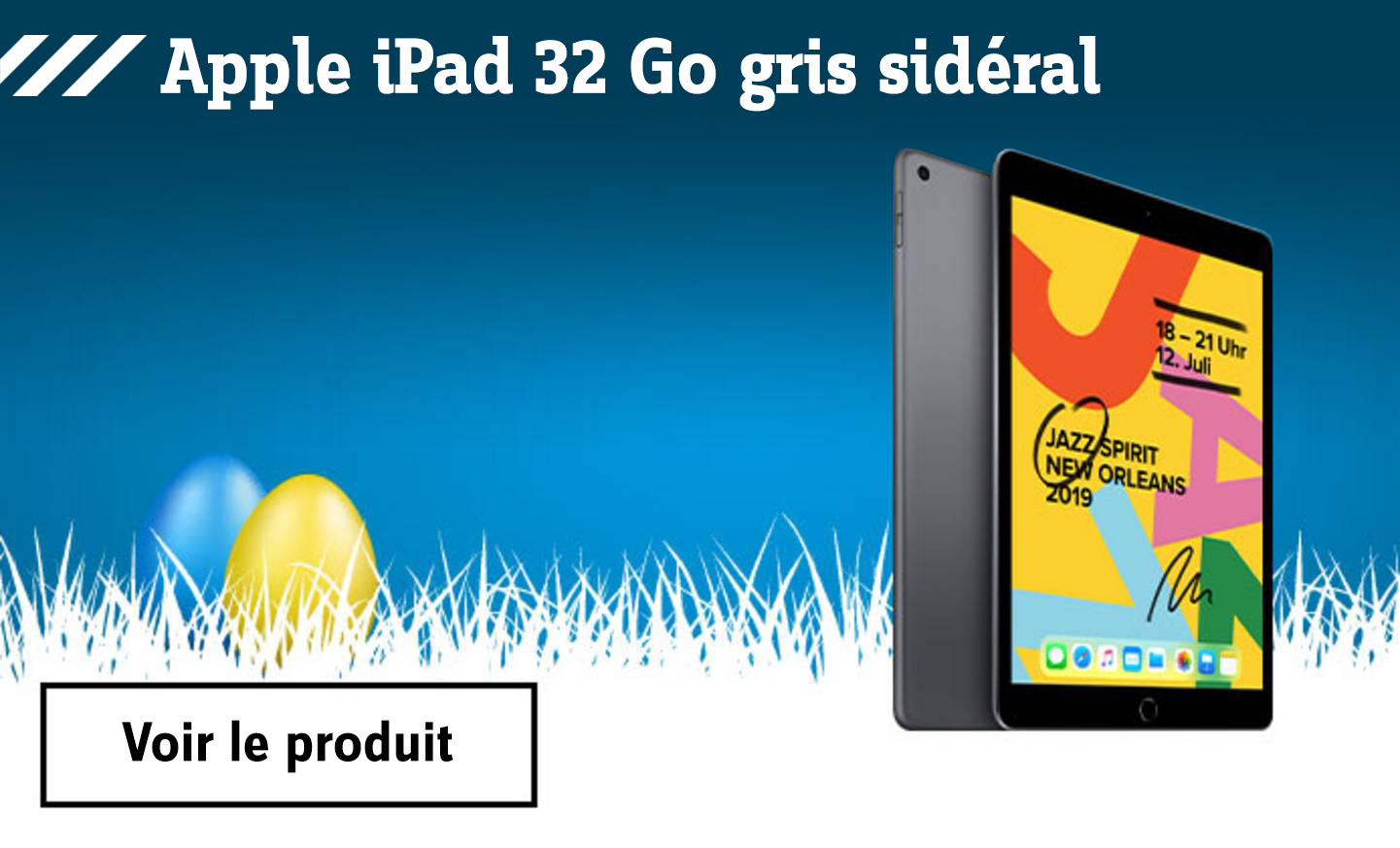 Pâques - Apple iPad 32 Go gris sidéral