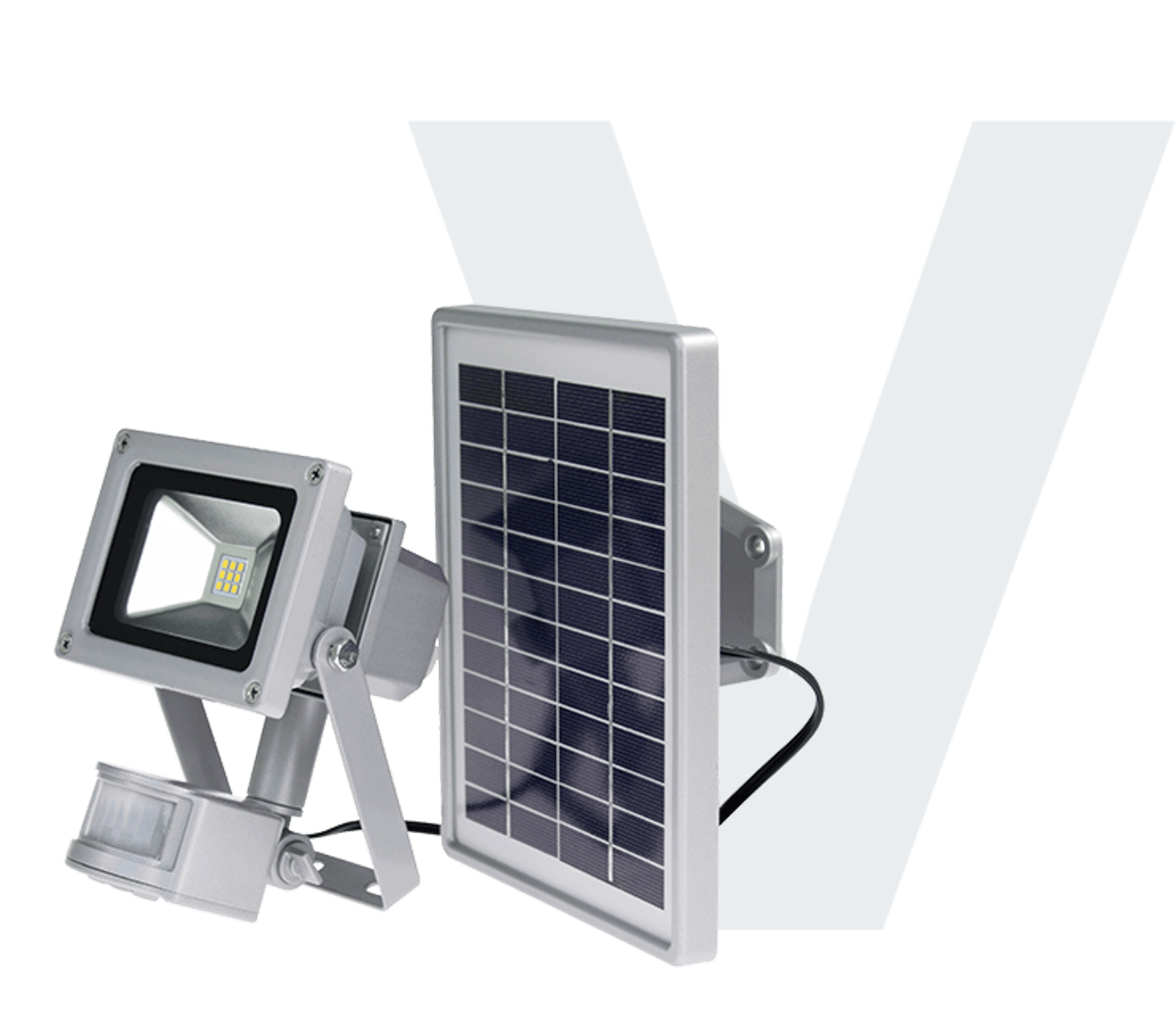 AS Schwabe - Projecteur mural solaire avec détecteur de mouvements →
