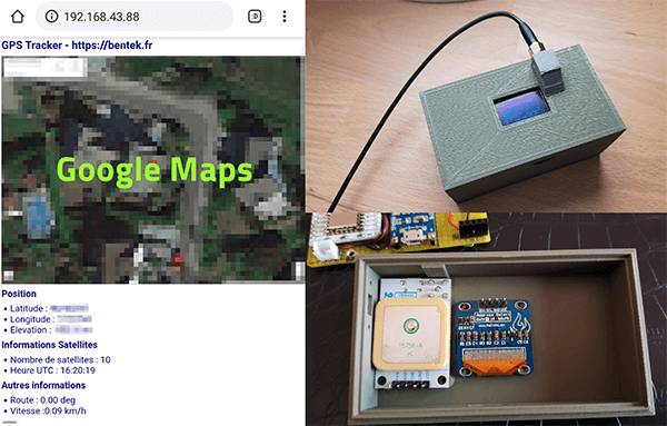  Localisation GPS courte portée (ESP8266 / GPS)