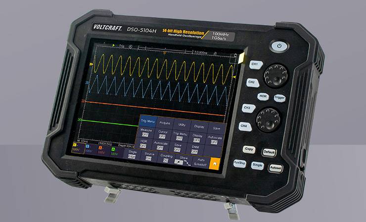 Vers VOLTCRAFT – Oscilloscope digital portatif