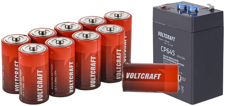 Voltcraft - Piles & batteries »