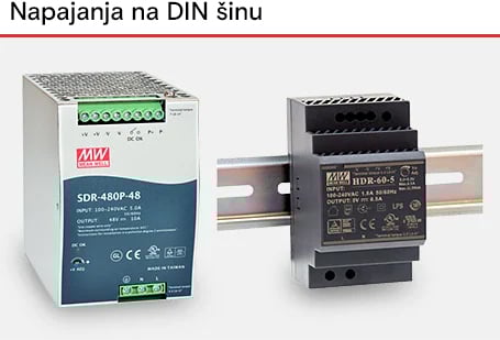 Napajanja na DIN sinu