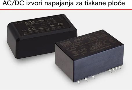 AC/DC izvori napajanja za tiskane ploce