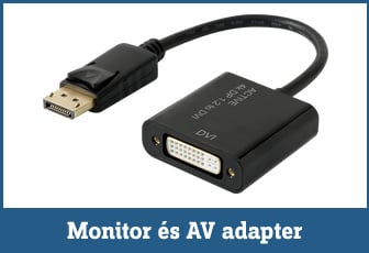 Monitor és AV adapter