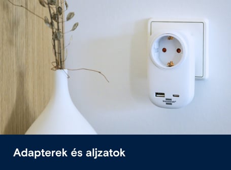 Adapterek és aljzatok