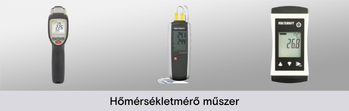 Hőmérsékletmérő műszer