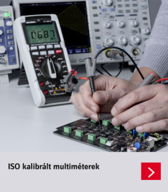 ISO kalibrált multiméter
