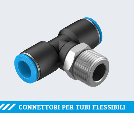 Connettori per tubi flessibili